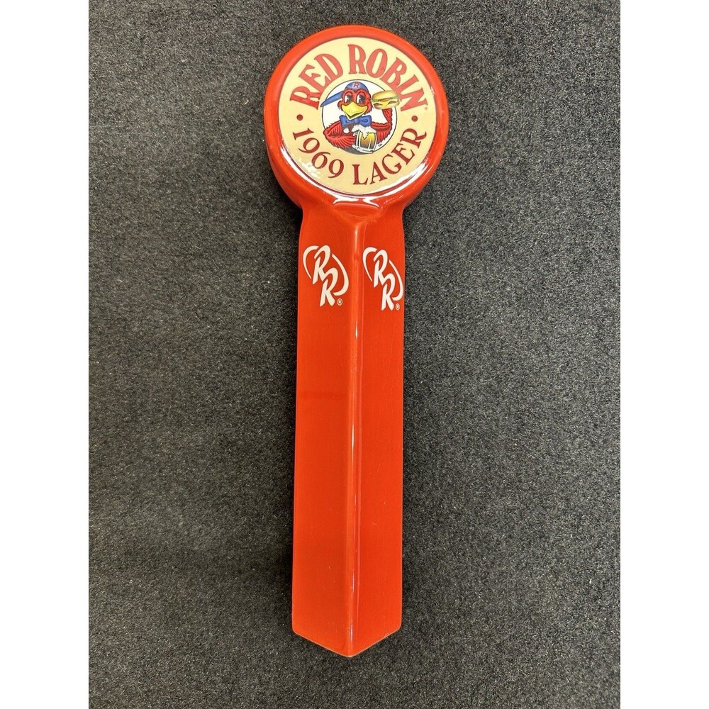 Red Robin Burger Restaurant 1969 Lager Beer Tap Handle 10" Collectable B-18 - Picture 6 of 8